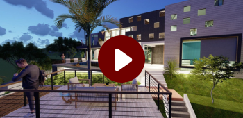 Residencia Casuarinas, Arquitectura en la colina